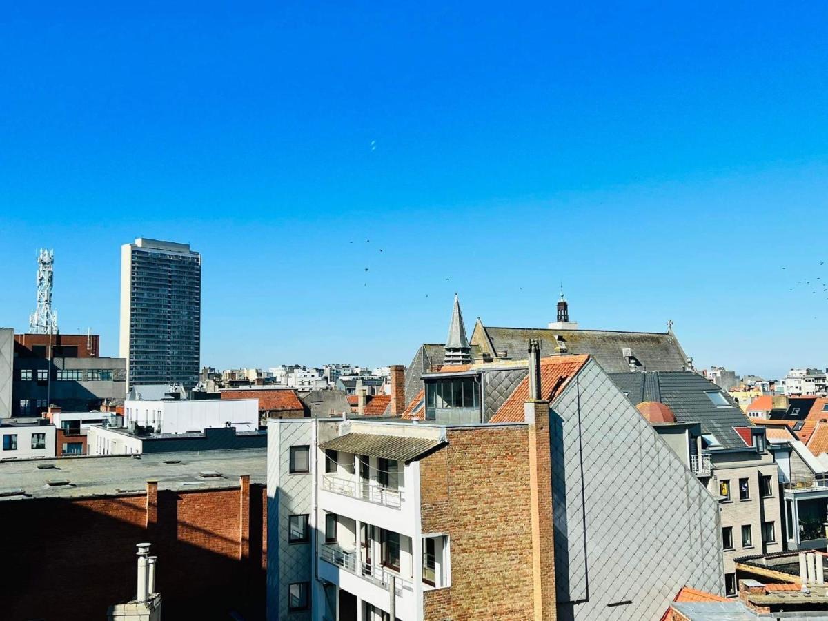 Ostend Center Luxury Top Floor Apartment With Free Parking Luaran gambar