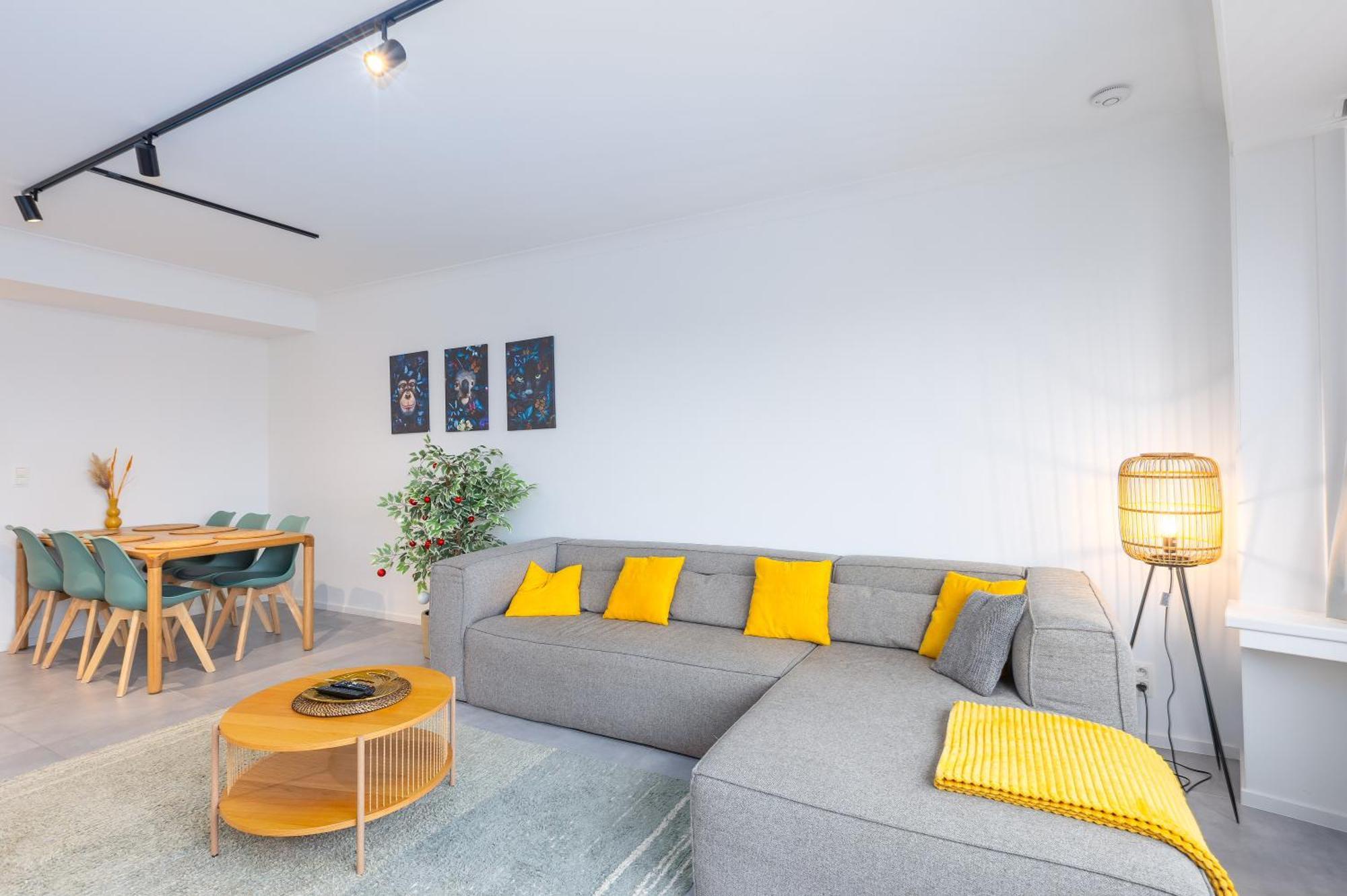 Ostend Center Luxury Top Floor Apartment With Free Parking Luaran gambar